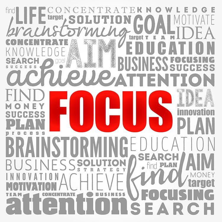 multiple word focus