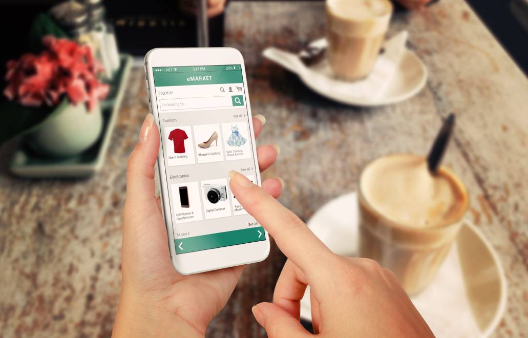Mobile optimized experience of ecommerce website