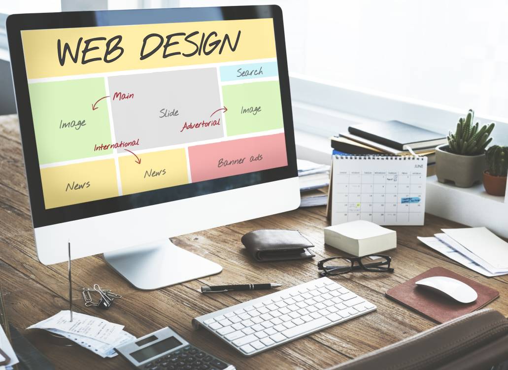web design layout example