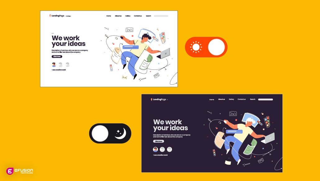 Website Design Dark Mode