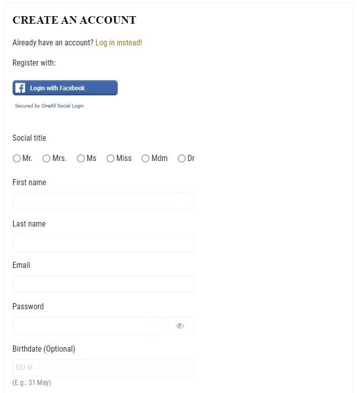 best prestashop ecommerce stores kazoya facebook
