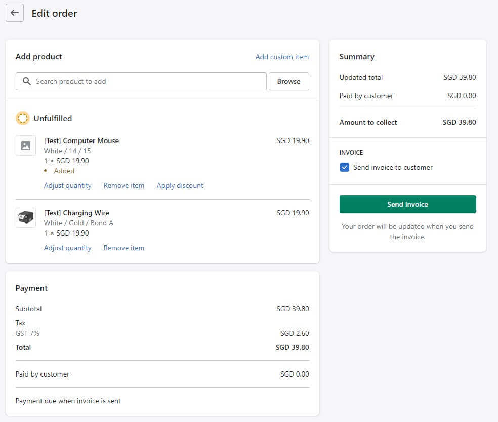 shopify edit order page
