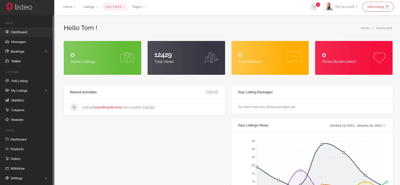 wordpress appointment booking_dashboard