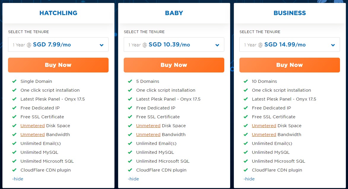 HostGator pricing