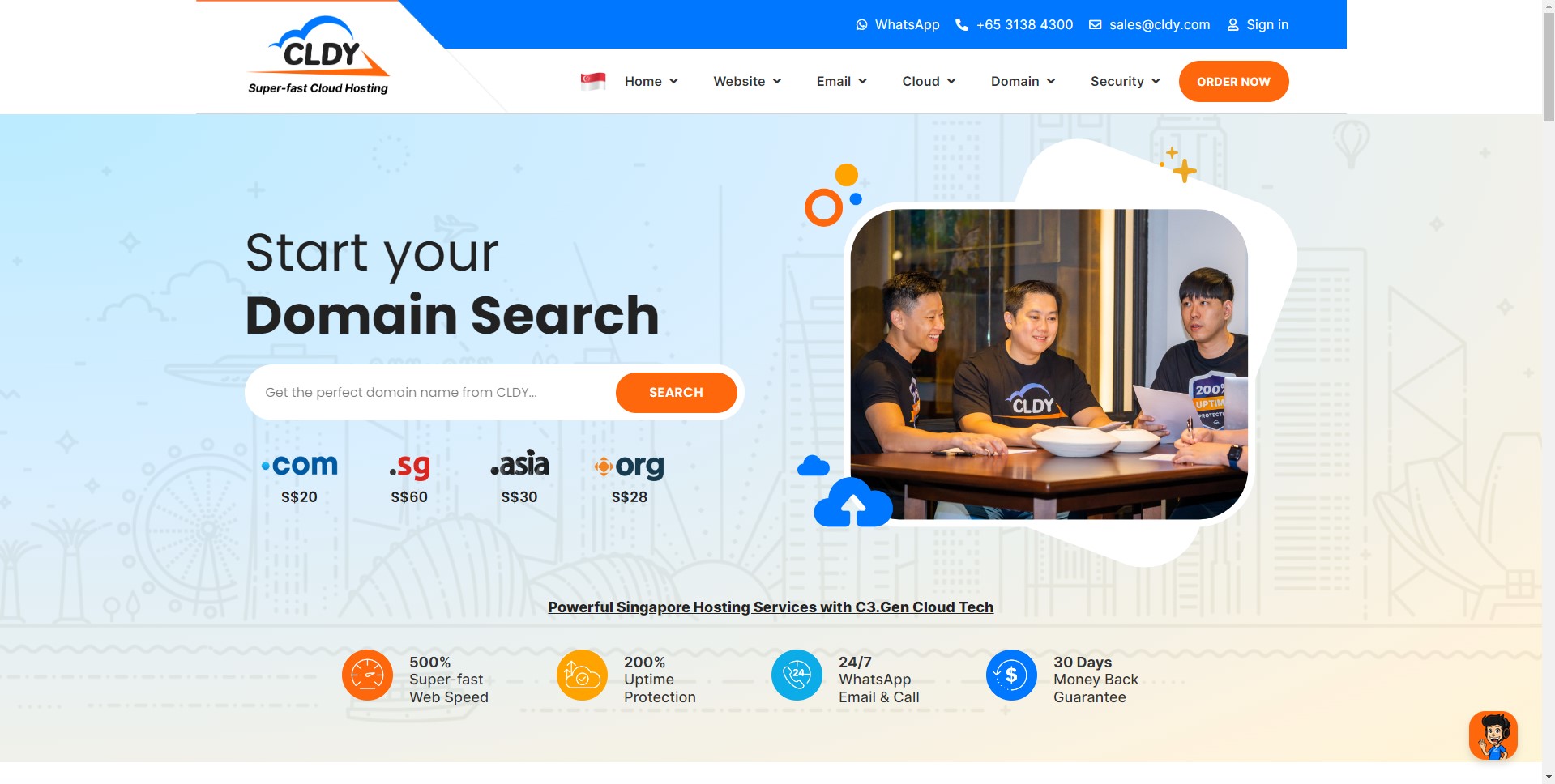 CLDY website