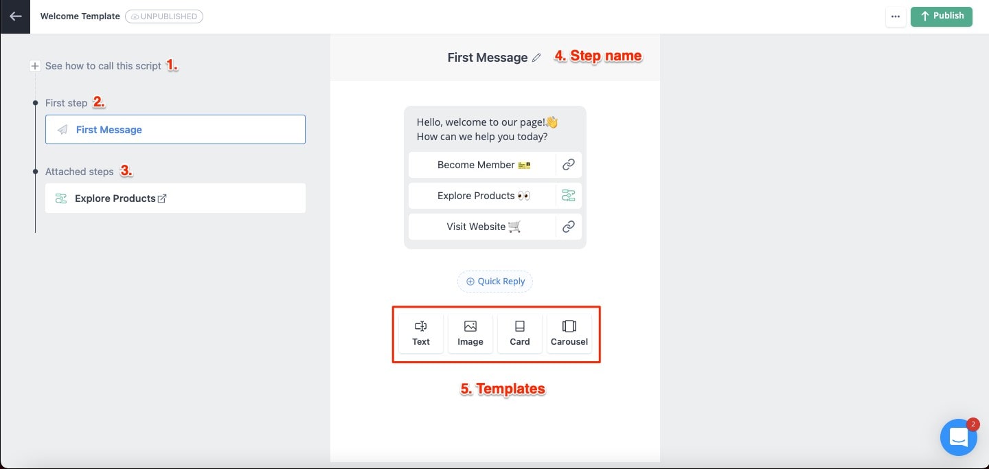 Shopline - Facebook Messenger Chatbot Store