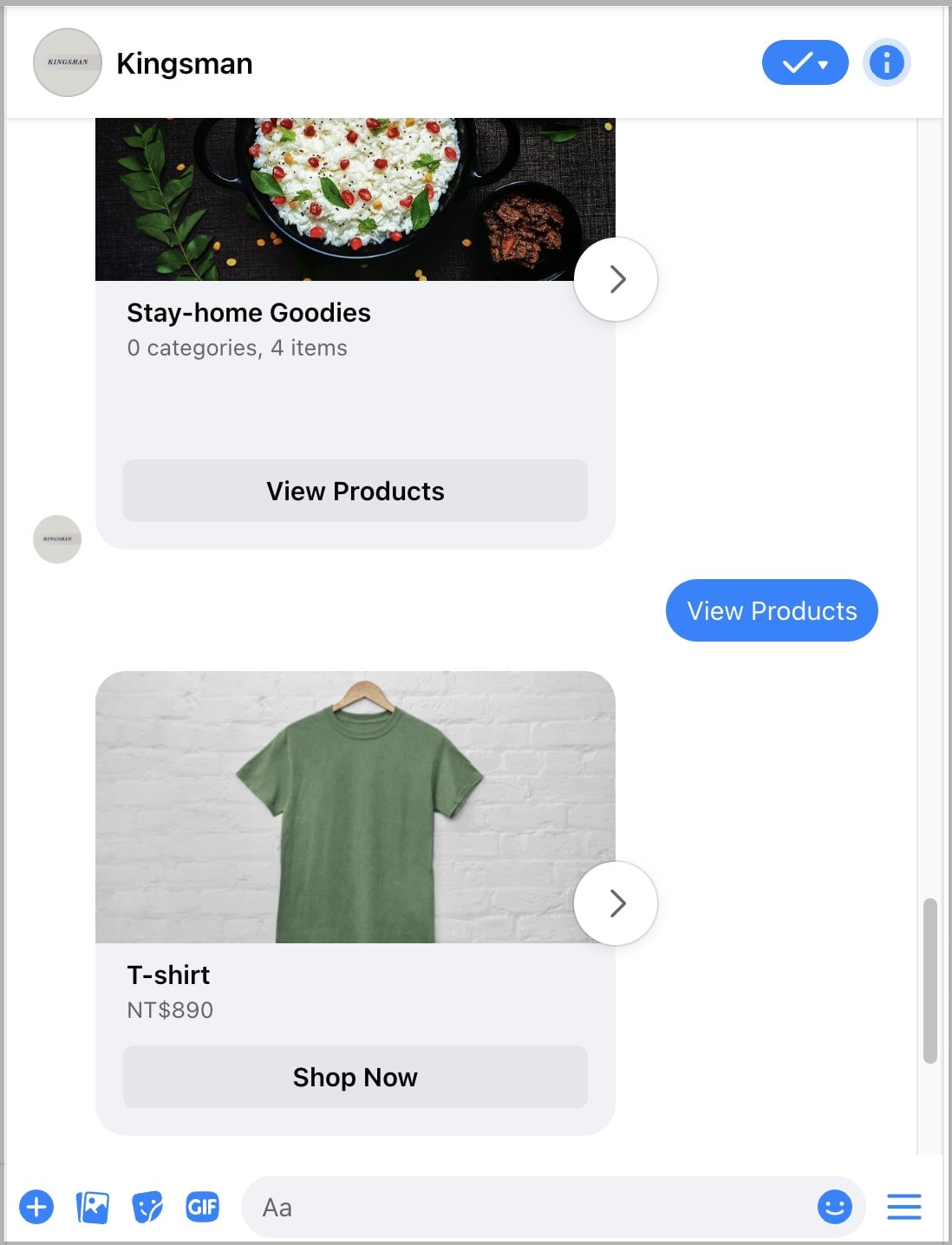 Shopline - Facebook Messenger Shopping
