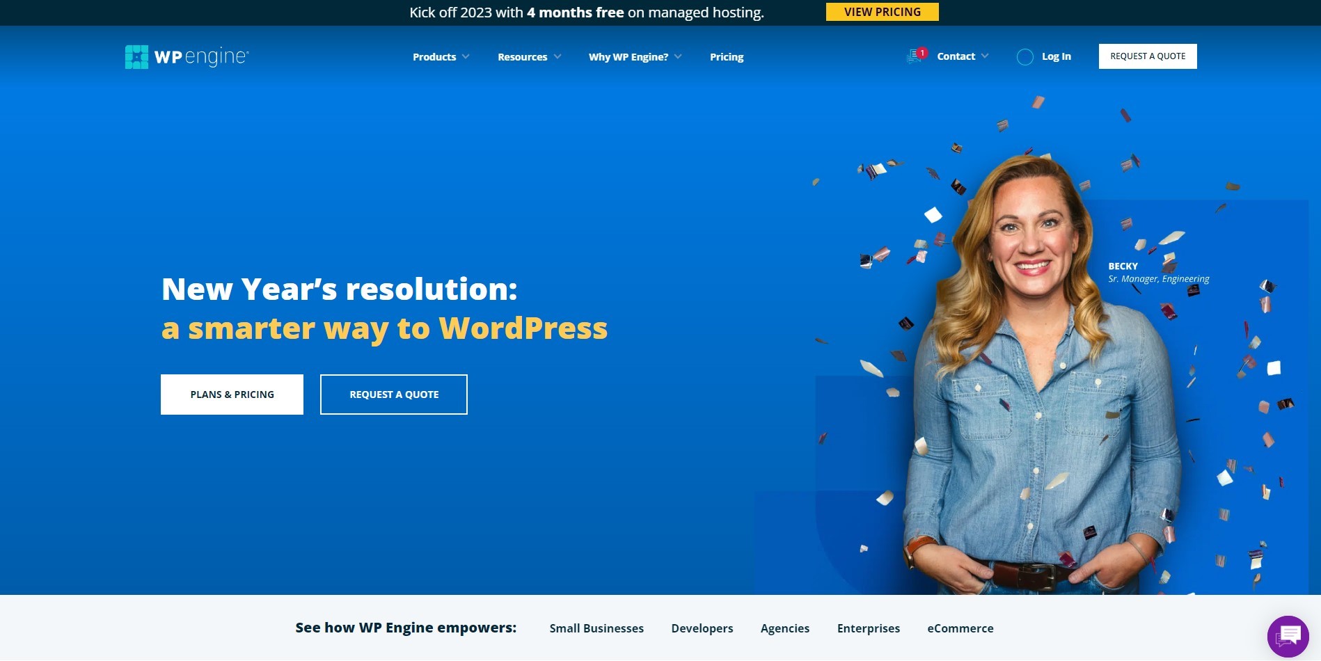 WP Engine website