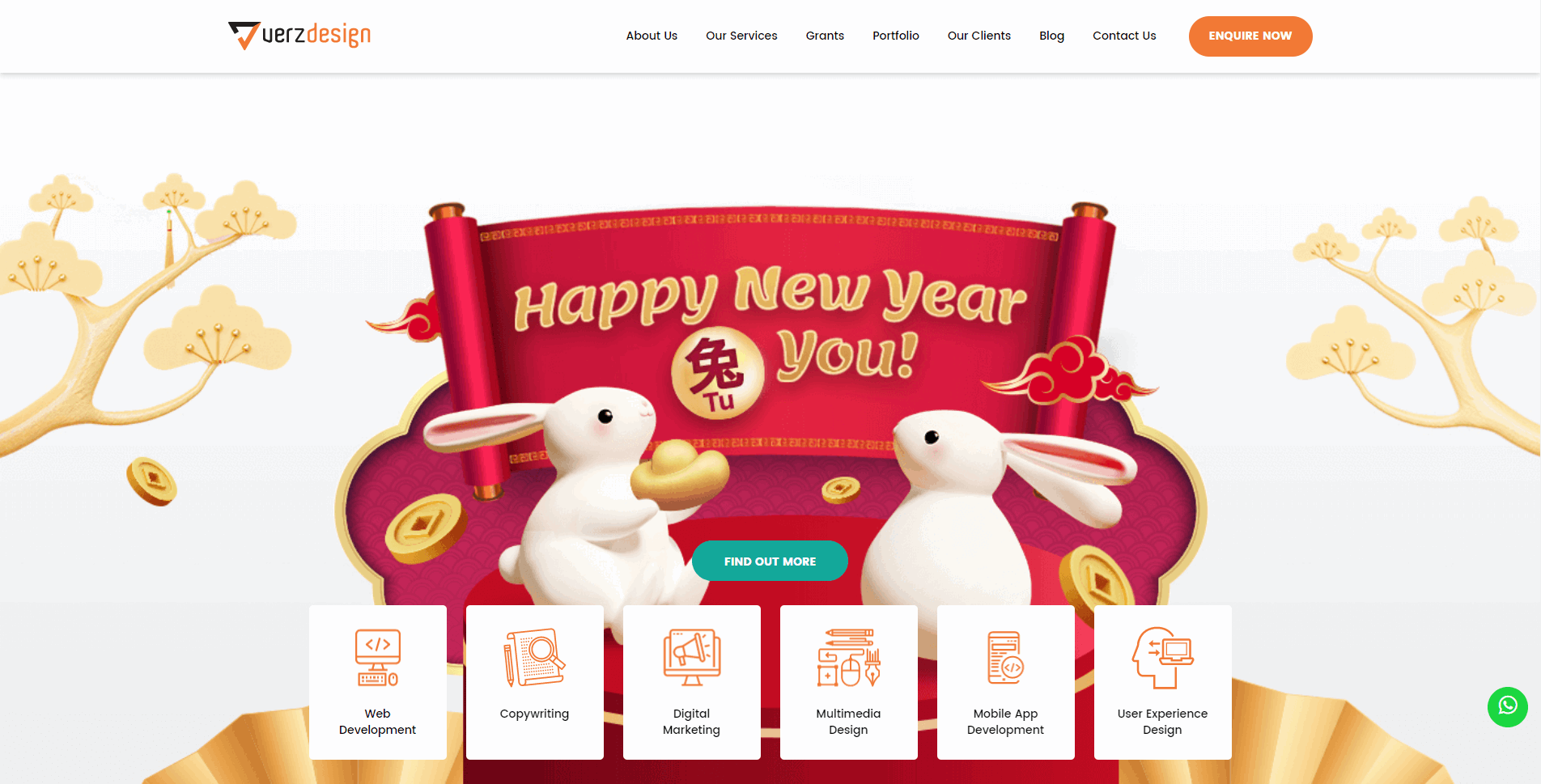 Verz Design website