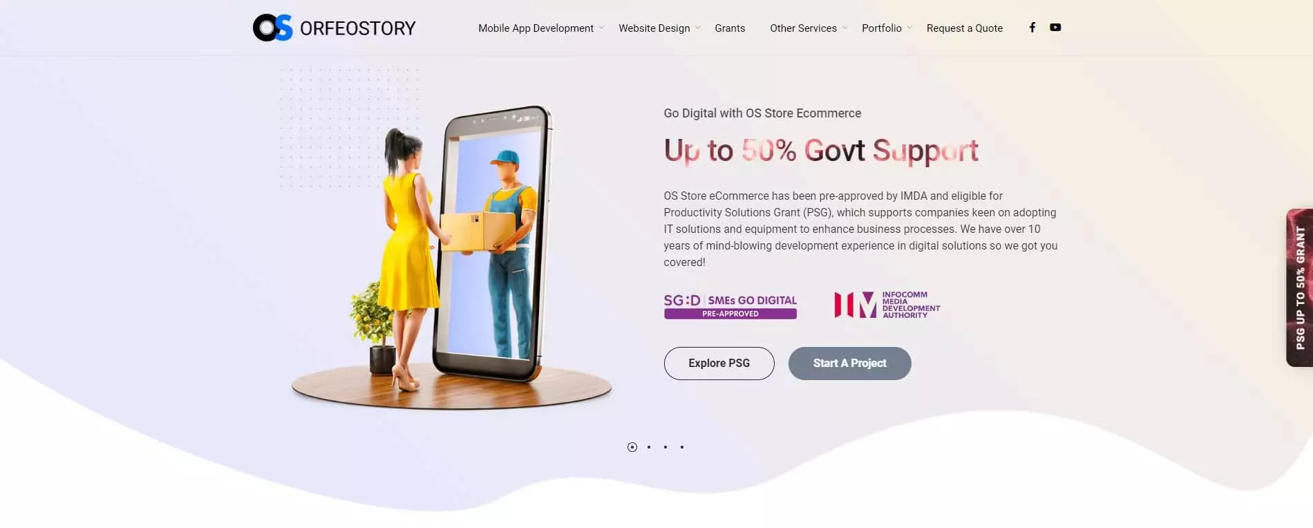 Orfeostory website