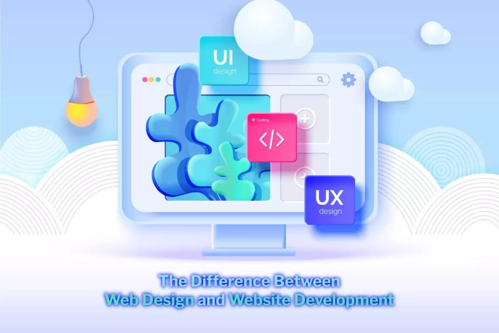 different between web design and web development