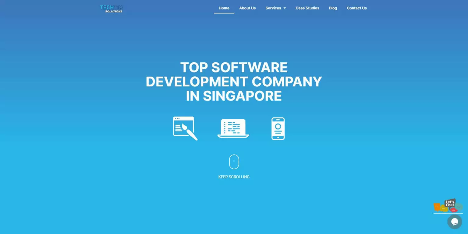 techiq solutions website