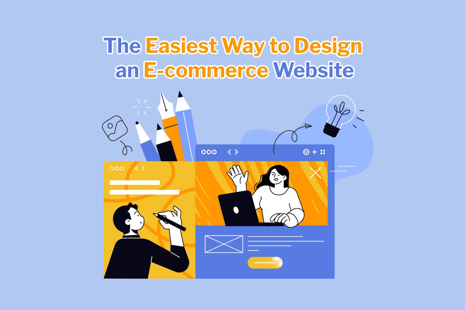 the easiest way to design an e-commerce website
