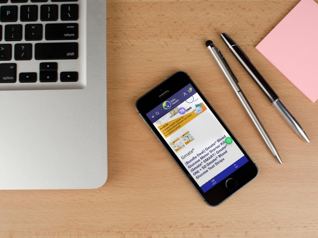 gaiahealth mobile mockup